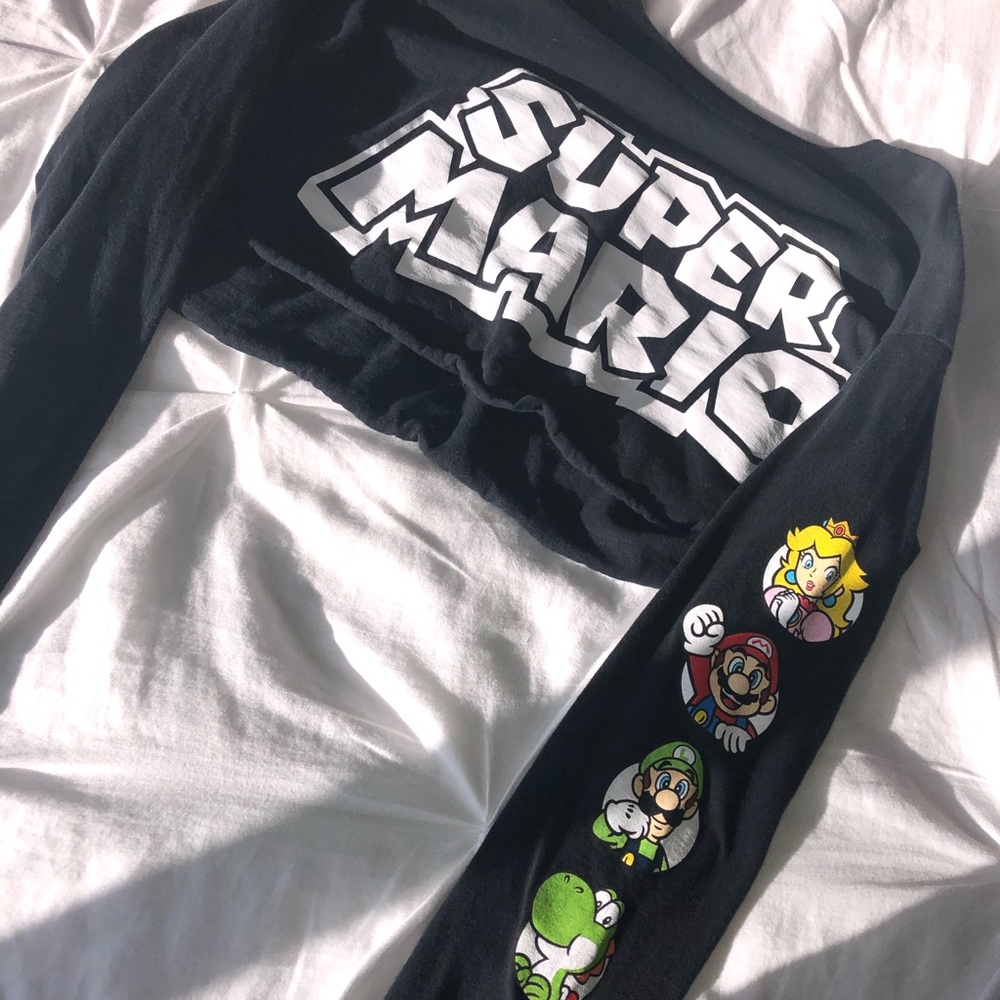 Super Mario crop top